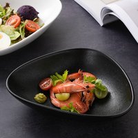 Bol en céramique triangulaire créatif, bol à salade de fruits, assiette à dîner effet sable, vaisselle, assiette inspirée du style japonais