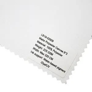 Tissu d'impression de toile d'huile numérique de sublimation de revêtement de polyester de haute qualité