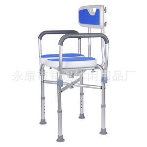 Tabouret de douche réglable en alliage d'aluminium Witty, 62x22x40,5 cm, antidérapant, pour personnes âgées, équipement de sécurité pour la salle de bain - Product Image 4