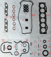 Kit Gasket Overhaul Mesin Lengkap untuk Mesin Bensin 1G-FE 2.0L Cocok untuk Altezza GXE10 Lexus IS200 OE 04111-70111