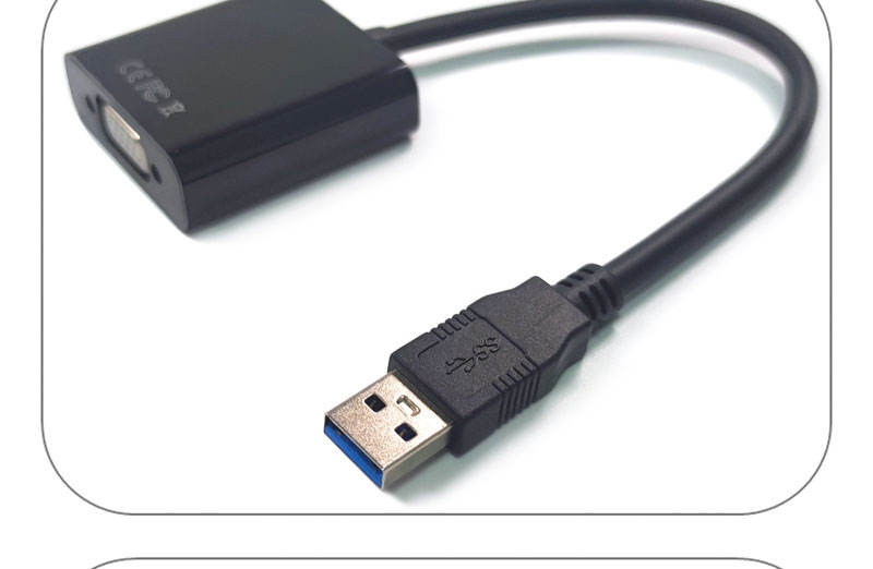 USB to VGA Adapter Cable External Graphic Card Video Multi