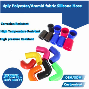 Manguera trenzada de silicona para radiador de coche, resistente al calor, venta al por mayor de fábrica - Product Image 3