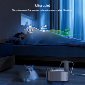 Wireless Eco-Friendly Charge Water Stainless Steel 3L Cordless Pet Water Motion Sensor Ultra Quiet Pump - Product Image 4