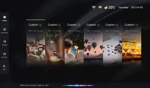 Smart <b>Device</b> Products Home Control Screen Background <b>Music</b> Host Wall Amplifier WiFi Audio Smart Switch - Product Image 2