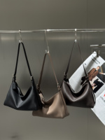Sac Hobo Souple Courbé en Cuir Grain de Cerf, Sac à Main Fourre-tout à Bandoulière, Vente en Gros, Fournisseur, Approvisionnement en Vrac