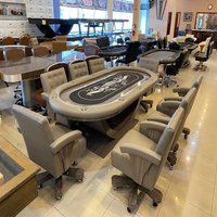 Tables de poker personnalisées de luxe Tables de poker de luxe Style noble et élégant Table de casino