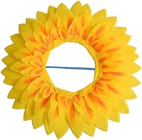 Chapeau de tournesol, costume de tournesol, accessoires de performance amusants pour les fêtes dansantes, les festivals, les jeux, les fournitures pour enfants, adolescents et adultes, jaune