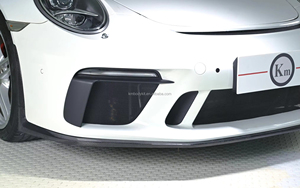 Km Cho Carrera 2016-2019 Năm 991.2 Gt3 Nâng Cấp Khô Sợi Carbon Phía Trước Môi Phía Trước Splitter Phía Trước Spoiler Gt3 Phong Cách - Product Image 5