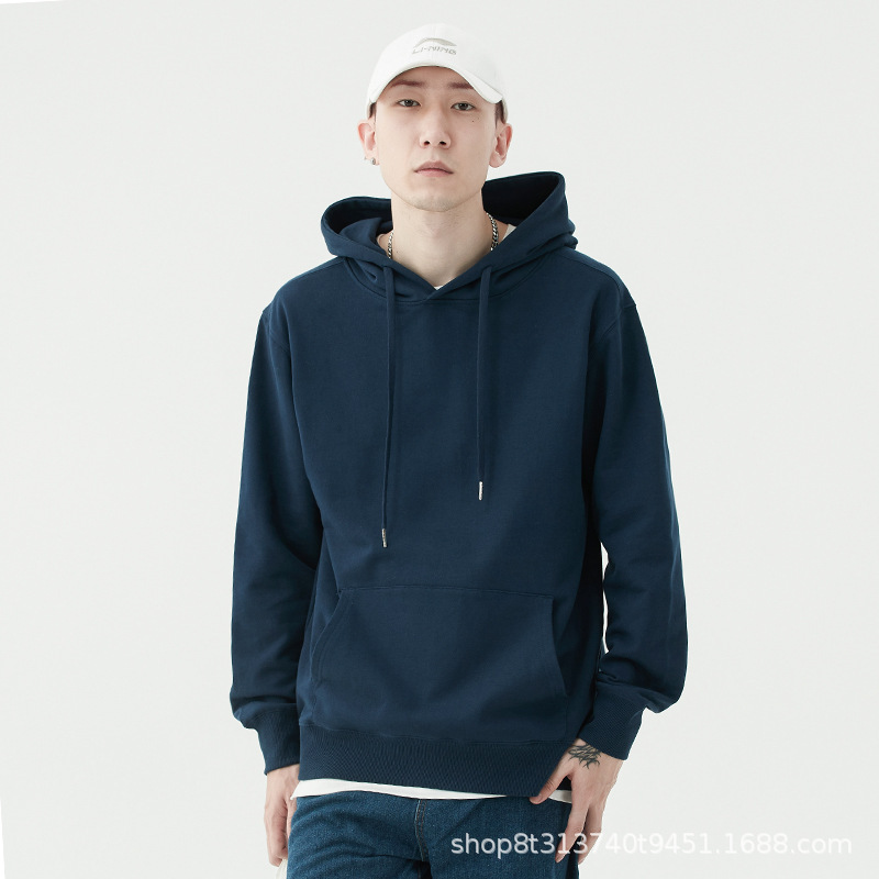 Azul tinta con capucha BYW3002 [Talla asiática]