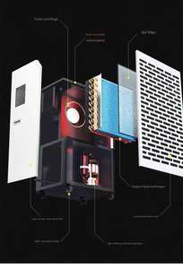 Déshumidificateur haute puissance pour la maison et l'entrepôt Économie d'énergie et fonctions flexibles pour les sous-sols Gymnases Hôpitaux et escaliers - Product Image 6