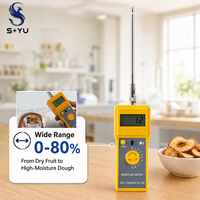 SYU111C Humidimètre à large plage 0-80% avec précision à trois niveaux et résolution de 0,1% pour aliments et testeur d'activité hydrogène