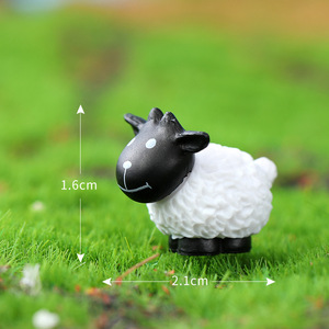 Accesorios de Jardín de Hadas en Miniatura, Figuras de Ovejas Pequeñas, Adornos para Terrarios DIY, Micropaisajes, Bonsáis, Decoración para Pasteles - Product Image 6