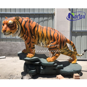 Thiết Kế Mới Lớn Đúc Đồng Bronze Động Vật Nghệ Thuật Thủ Công Brass Đi Bộ <span class=keywords><strong>Tiger</strong></span> Tượng Điêu Khắc Cho Trang Trí Sân Vườn - Product Image 6