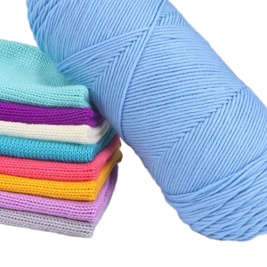 5 brins de fil mélangé en coton épais pour couverture, crochet, broderie, DIY, pantoufles, sac de poupée tissé à la main, teint - Product Image 1