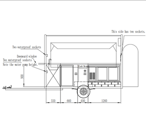 Camioncino Mobile per Gelati, Caffè e Succhi di Frutta Freschi con <span class=keywords><strong>Cucina</strong></span> Completamente Attrezzata per Resort Balneari - Product Image 6