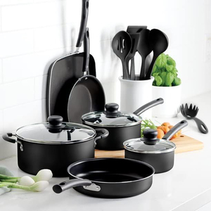 7 Piece Cooking Pots Glass Lids Bakelite Handles Dishwasher Oven Safe for Gas <b>Induction</b> Stoves Ceramic <b>Cookware</b> <b>Set</b> - Product Image 4