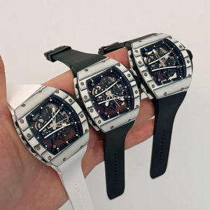 นาฬิกาสปอร์ต RM 61-01 รุ่น Skeleton Sport รุ่น Sprinter Edition ตัวเรือนคาร์บอนไฟเบอร์ น้ำหนักเบาพิเศษ ทนทานต่อแรงกระแทก สายยาง - Product Image 1
