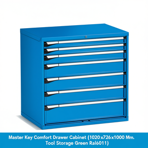 ตู้ลิ้นชักเก็บเครื่องมือ Fami Master Key Comfort ขนาด 1020x726x1000 มม. 7 ลิ้นชัก สีเขียว Ral6011 - Product Image 2
