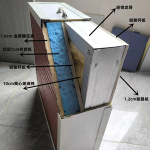 Station de tri des déchets en conteneur préfabriqué, maison à ordures modulaire avec ventilation pour chantier de construction communautaire, <span class=keywords><strong>cabane</strong></span> mobile - Product Image 2