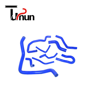 Bộ ống dẫn nước làm mát bằng silicon của nhà sản xuất, màu đen, dịch vụ gia công tùy chỉnh cho <span class=keywords><strong>Honda</strong></span> Civic D15B/EK3 96-98, 9 chi tiết - Product Image 6