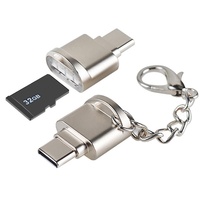 Adaptador USB 3,1 tipo C OTG, suministro transfronterizo, lector de tarjetas Android OTG TF para teléfonos móviles/tabletas, compatible con tarjeta SD externa