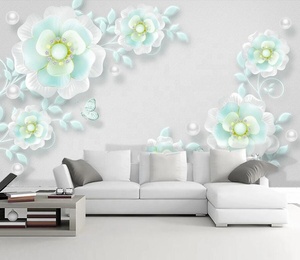 ZHIHAI <span class=keywords><strong>3D</strong></span> <span class=keywords><strong>en</strong></span> <span class=keywords><strong>relieve</strong></span> Lotus Nine Fish Ilustración Fondo <span class=keywords><strong>Pintura</strong></span> de pared Papel tapiz <span class=keywords><strong>3D</strong></span> - Product Image 6