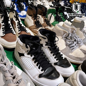 Chaussures d'occasion S35-1 en gros, marque internationale <span class=keywords><strong>AJ1</strong></span>, maille de coton, haute qualité, en vrac, directement de l'usine, chaussures de sport d'occasion pour hommes - Product Image 5