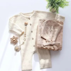 Manta de Bebé Tejida en Fábrica, 100% Algodón Orgánico, Envoltura, Cobija, Manta de <span class=keywords><strong>Punto</strong></span> <span class=keywords><strong>para</strong></span> Recién Nacido, Cubrecama Suave - Product Image 3