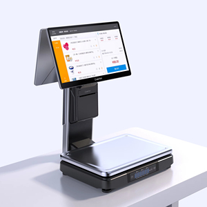 Thông minh 58/80 mét Máy in nhiệt ai máy ảnh tiền mặt đăng ký <span class=keywords><strong>POS</strong></span> hệ thống cho cửa hàng bán lẻ trái cây cửa hàng có trọng lượng quy mô - Product Image 1