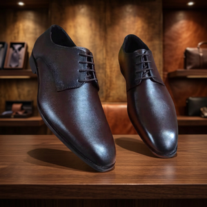 Latest Arrival Handmade Durable Light Weight Men's Genuine Cow Leather Oxfords Brown Toe Lace Casual Dress <b>Shoes</b> OEM ODM Support - Product Image 1