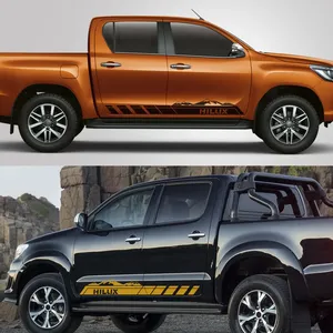 Adesivo <span class=keywords><strong>per</strong></span> portiera laterale del pick-up Toyota Hilux Vigo Revo SR, grafica <span class=keywords><strong>montagna</strong></span>, decorazioni, coperture, decalcomanie, accessori <span class=keywords><strong>auto</strong></span> - Product Image 4