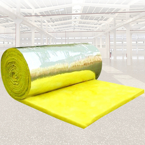 Couverture en <span class=keywords><strong>laine</strong></span> <span class=keywords><strong>de</strong></span> <span class=keywords><strong>verre</strong></span> en aluminium, haute densité 24-48 kg/m³, barrière contre la <span class=keywords><strong>vapeur</strong></span>, pour l'isolation des tuyaux, système CVC - Product Image 5