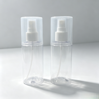 Flacons pulvérisateurs en plastique PET de 100 ml, 120 ml, 150 ml, 200 ml, flacons pulvérisateurs hydratants à fine brume, flacons pulvérisateurs de parfum, flacons pulvérisateurs de protection solaire