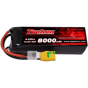 뜨거운 판매 14.8v 22.2v 2s 3s 4s 6s rc lipo 배터리 1500 mah 1550mah 2200mah 5200/8000/10000/16000/22000mah 커스텀 lipo 배터리