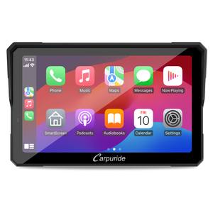 Système de navigation GPS pour moto Carpuride, système de détection d'angle mort (BSD), tablette de navigation, écran tactile 7 pouces, autoradio - Product Image 1