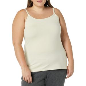 Débardeur ajusté pour femme, camisole, sous-vêtement, grande taille, sans couture, mélange coton et élasthanne - Product Image 2