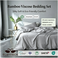 Ensemble de housse de couette simple en bambou Oeko-Tex 100% pour lit king size, 300 fils, ensemble de draps pour toutes les saisons