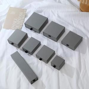 批发定制LOGO粉色小抽屉纸纸板耳环项链礼品首饰盒 - Product Image 3