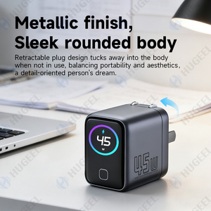 Nuevo <span class=keywords><strong>Cargador</strong></span> Mini GaN <span class=keywords><strong>Original</strong></span> de Tiktok de 45W con Pantalla Inteligente con IA, Adaptador de Viaje para Reino Unido, Enchufe para Teléfono <span class=keywords><strong>Xiaomi</strong></span>, Tableta, Cargadores Tipo C - Product Image 5