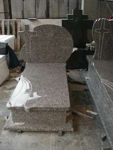 Precio de Fábrica, Granito Cruzado de Polonia y Holanda, Mini Granito Islámico en Blanco, Diseño de Lápida Bíblica, Diseño de Lápida de Granito Negro - Product Image 3