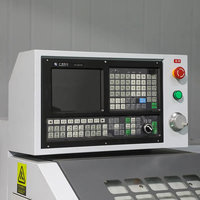 Tour CNC à lit horizontal à 3 axes CK0632 à broche unique avec conception écologique de haute précision