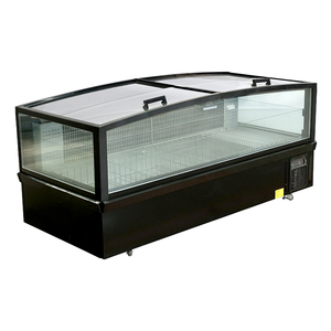 Congélateur-îlot commercial durable à <span class=keywords><strong>porte</strong></span> vitrée, grande capacité, éclairage LED, dégivrage automatique, prix bas - Product Image 3