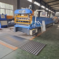 Machine de tôle de toit à double couche ondulée 686 IBR et G550 à grande vitesse d'Afrique du Sud