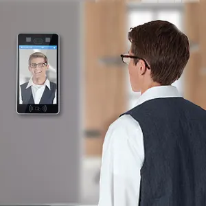 8 Zoll Gesichts erkennungs terminal, wasserdichtes Drehkreuz Tür Zugangs kontrolle Gesichts erkennung Sicherheits system Linux SDK API