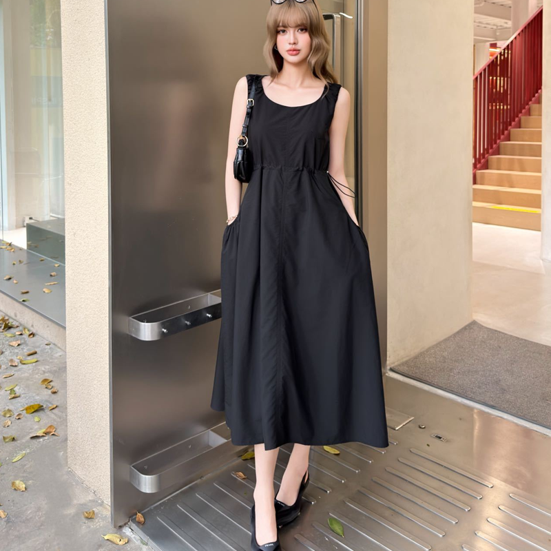 petal and pup black tie dress Petal and Pup Women's Betina Bow Front Maxi Dress