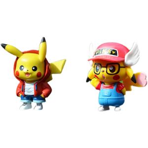 Ornement de tableau de bord <span class=keywords><strong>Pikachu</strong></span> mignon nouvelle décoration de voiture intérieure en PVC avec des personnages congelés modèle jouet fonction de souffleur d'air 1:8 - Product Image 1