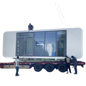 Cabina de Oficina Modular Inteligente, Móvil, Independiente, de Cristal Transparente para Exteriores, Cabina Comercial Tecnológica - Product Image 1