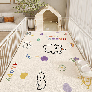 Cartoon Dog Pet <b>Mat</b> Rectangle PVC Easy To Clean Home Use Living Room Bedroom - Product Image 3