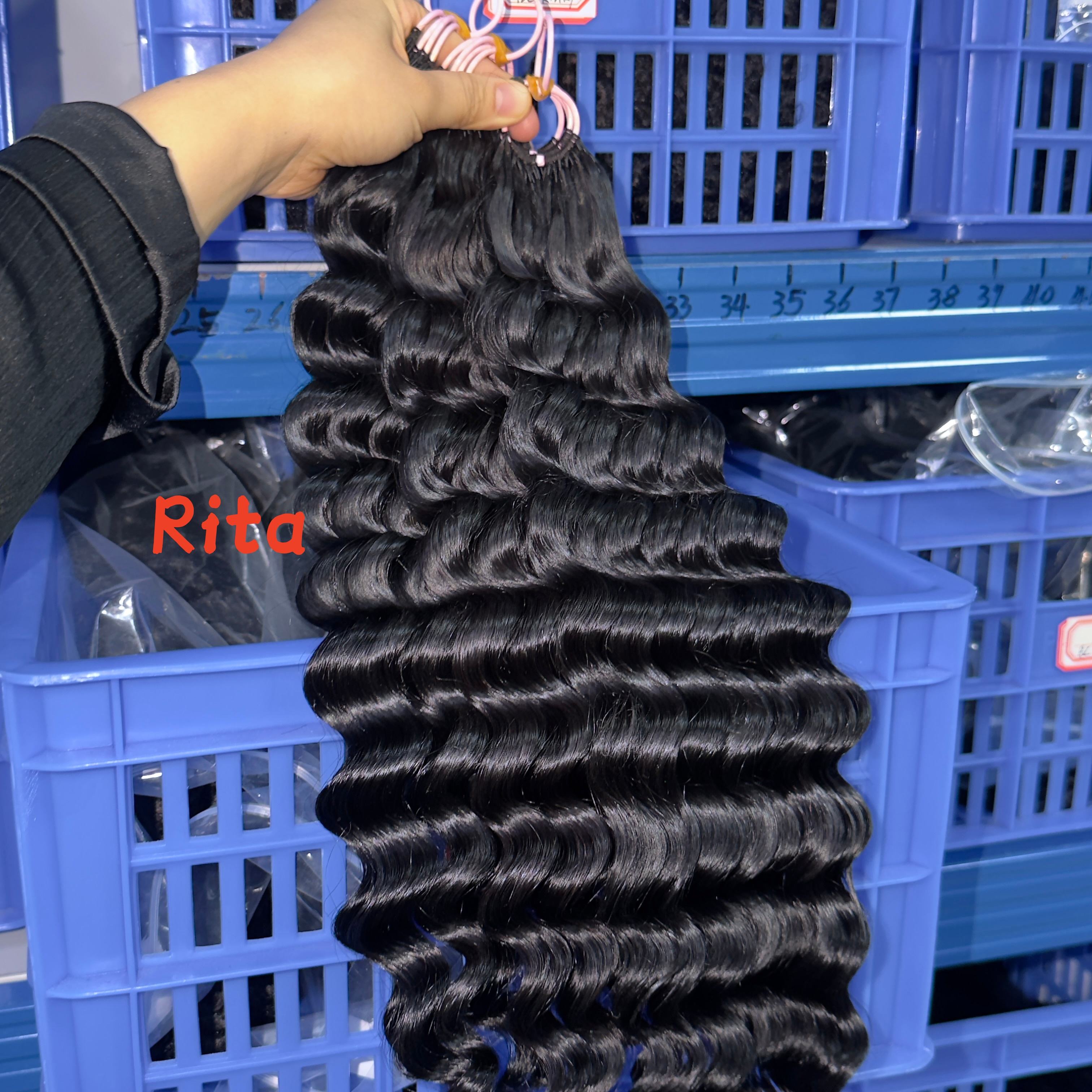 Cabello de ganchillo, onda profunda.