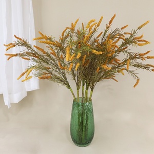 Nuove Decorazioni per la Casa, Pianta Verde Artificiale, Fiori Fatti a Mano in Plastica e Filo Metallico, 85cm, per San Valentino - Product Image 2